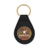 PORTACHIAVI IN PELLE CON ETICHETTA