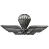 DISTINTIVO IN METALLO BREVETTO PARACADUTISTA MILITARE 75X35 MM