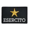 TOPPA RICAMATA CON VELCRO LOGO ESERCITO 80X50 MM