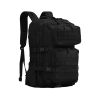 ZAINO ARES NERO 40LT RESISTENTE CON TASCHE INTERCAMBIABILI
