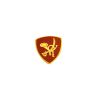 DISTINTIVO SMALTO LEVIGATO BRIGATA BERSAGLIERI GARIBALDI E.I.