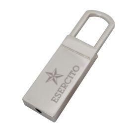 PORTACHIAVI ACCIAIO LUCCHETTO QUADRATO