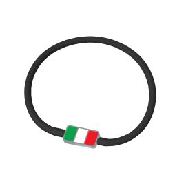 BRACCIALETTO STANDARD IN SILICONE NERO