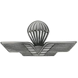 DISTINTIVO IN METALLO BREVETTO PARACADUTISTA CIVILE 75X35 MM