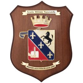 CREST IN METALLO SMALTATO SCUOLA NUNZIATELLA E.I.
