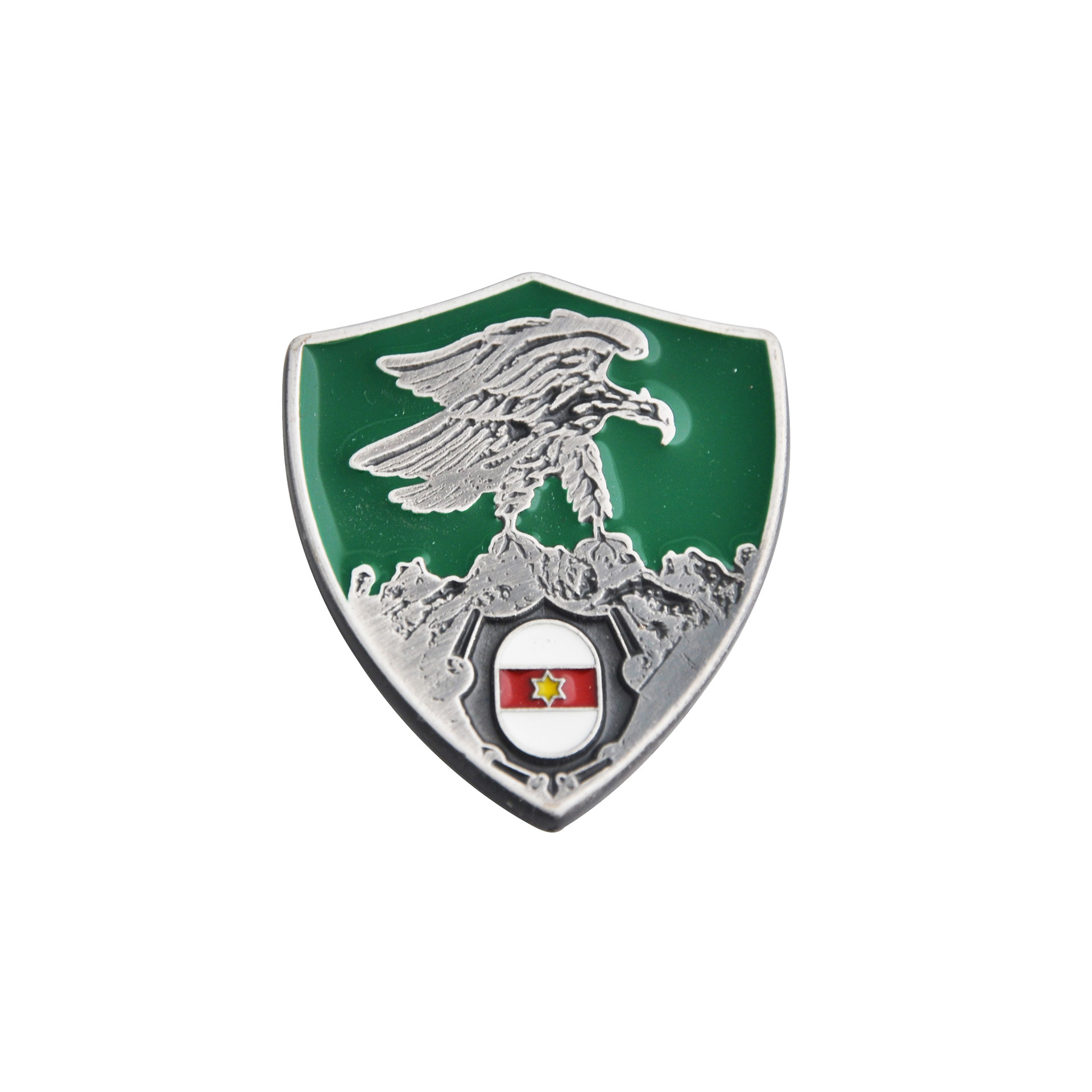 MAGNETE IN METALLO SMALTATO COMANDO TRUPPE ALPINE E.I.