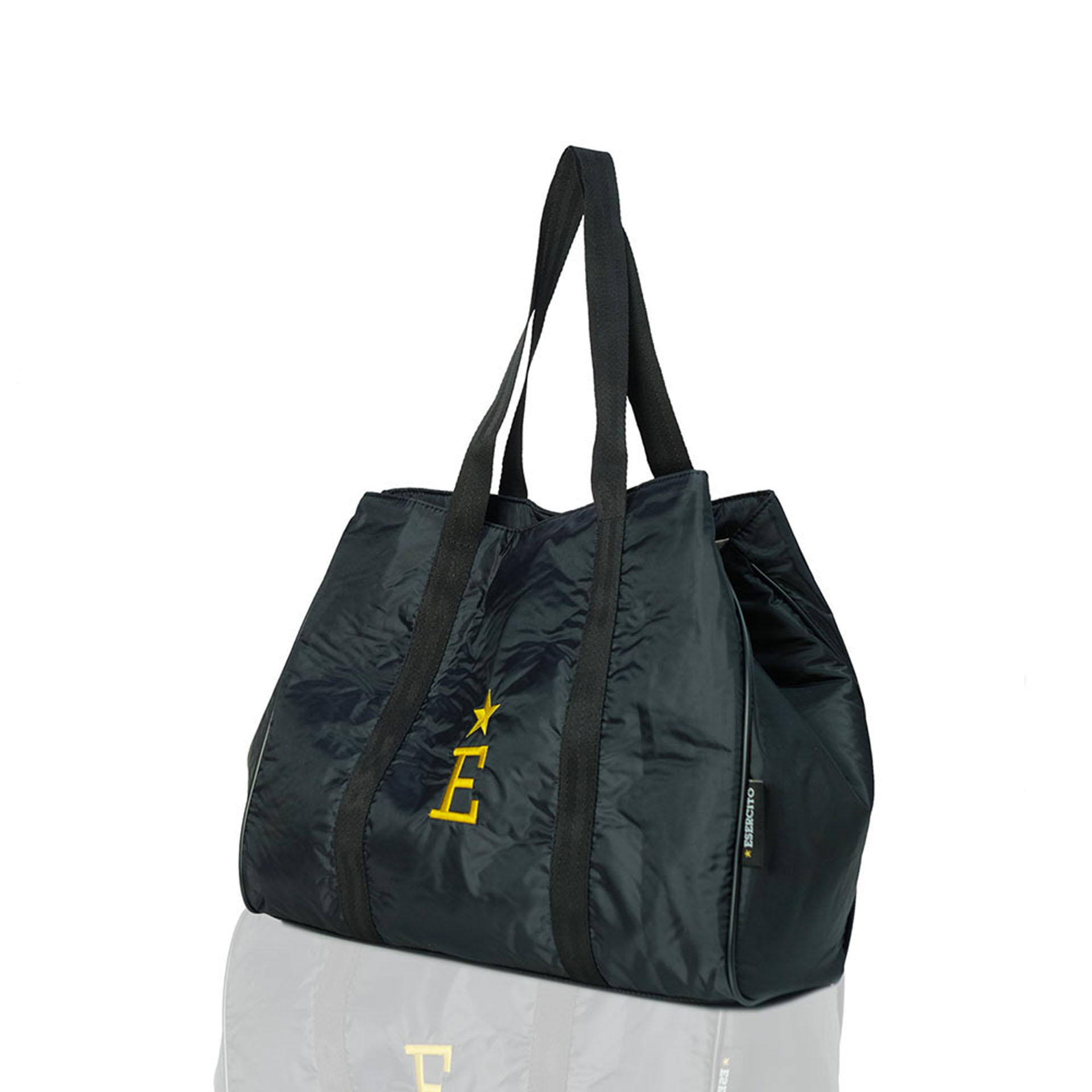 SHOPPING TOTE SOFLY NYLON BLACK