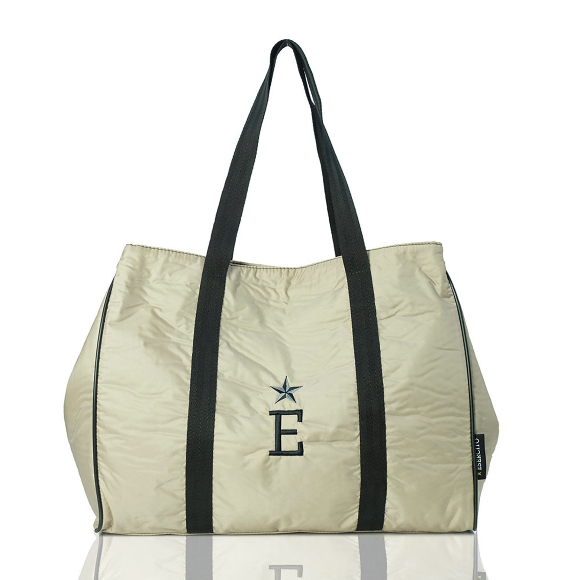 SHOPPING TOTE SOFLY NYLON GOLD