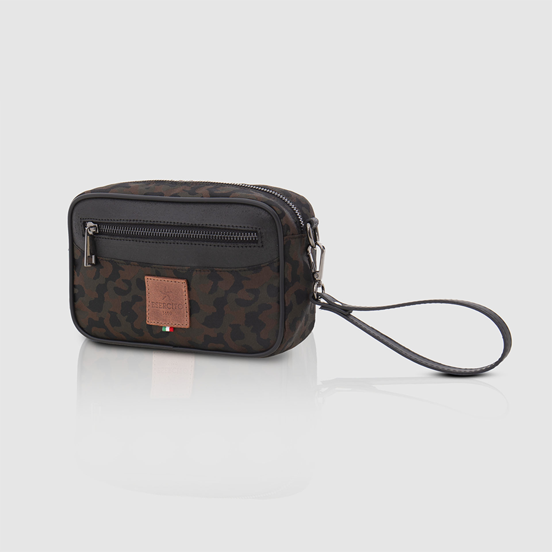 TROUSSE NYLON DA UOMO CON MANICOTTO SGANCIABILE CAMOUFLAGE
