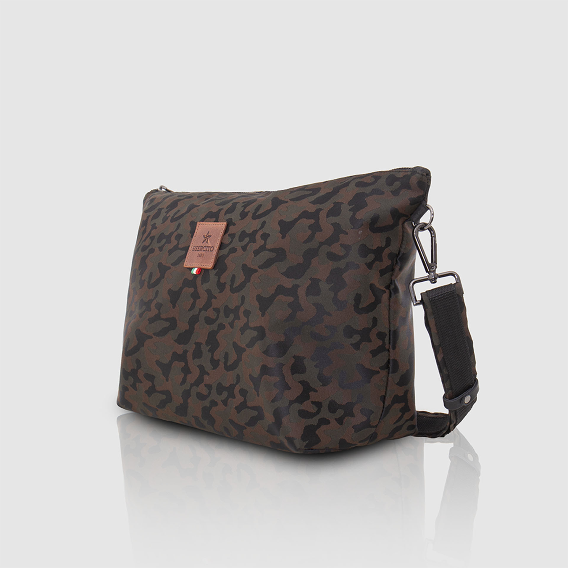 BORSELLO NYLON CON TRACOLLA SGANCIABILE CAMOUFLAGE